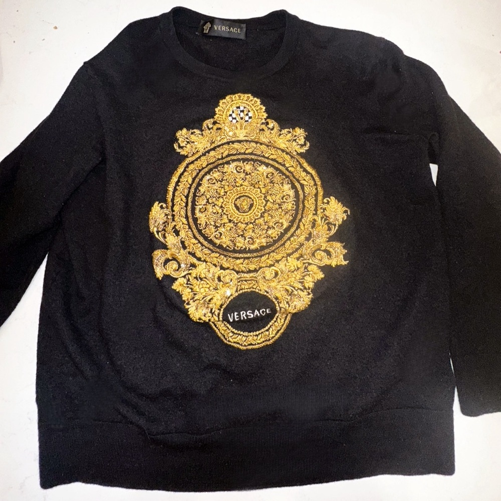 Authentic Versace knit sweater size small